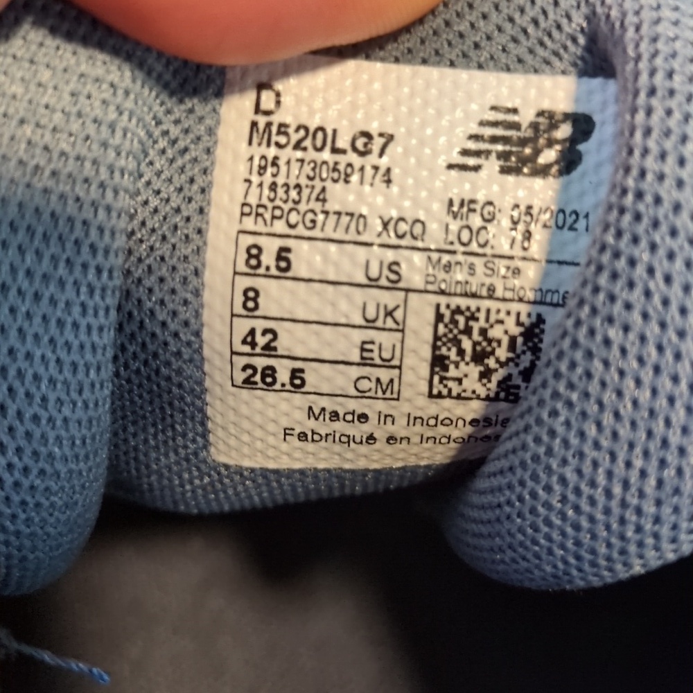 New Balance 520 V7 Running Shoes Men's 8.5D Wide Width - Picture 5 of 6